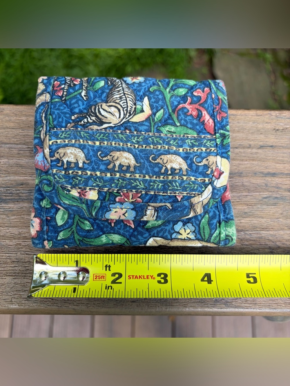 TWO Pieces Vera Bradley Animal Kingdom 2000 Trifold Wallet AND Coin Purse EUC - Picture 9 of 15